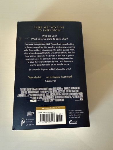 Gone Girl paperback