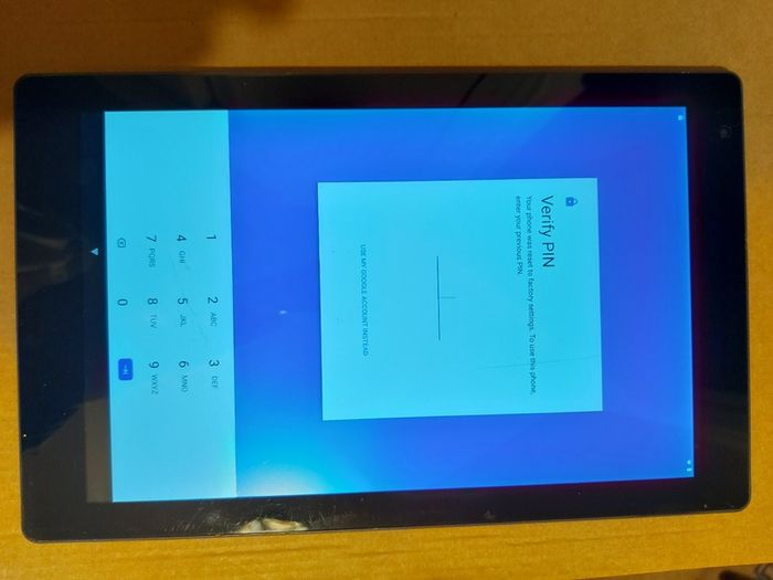 VANKYO Matrixpad, Model Z10, 3gb Ram, 32GB HDD, Pin Locked-FRP Google locked, large tablet