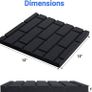 12Pack Sound Proof Foam Panels Acoustic Panels 30.5 X 30. 5 X 2.5cm Soundproof Wall Panels Acoustic Foam-Sound Panels-Sound Dampening Panels-Sound Absorbing Panels-Acoustic Foam Panels (FREE SHIPPING) Image 2