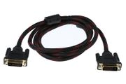 2.8M DVI-D (24+1) Dual Link (Male/Male) Nylon Braided/Gold-Plated Cable (Brand New/Warranty)