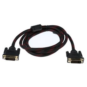 2.8M DVI-D (24+1) Dual Link (Male/Male) Nylon Braided/Gold-Plated Cable (Brand New/Warranty)