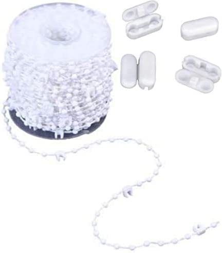 Vertical Blind Bottom Chain for 3.5 Inch/ 89 mm Slats 10 Meter Free Chain Cord Connector