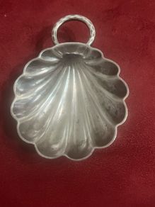 silver plated dish