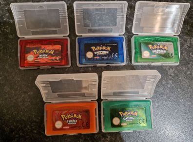 5 x pokemon gba games