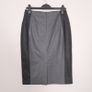 Quin & Donnelly Grey Two-Tone Professional Tailored Pencil Midi Skirt 12UK/40EU Image 7
