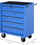 Heavy-Duty Tool Chest on Wheels Portable 7 drawer Image 6