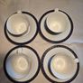 Wedgwood China Midnight design tea cup and saucer duo. Perfect. Image 7