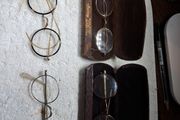 Antique reading spectacles 2 gold filled,2 tortoise shell rims.