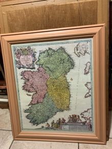 Old Map of Ancient Ireland (large format size)