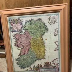 Old Map of Ancient Ireland (large format size)