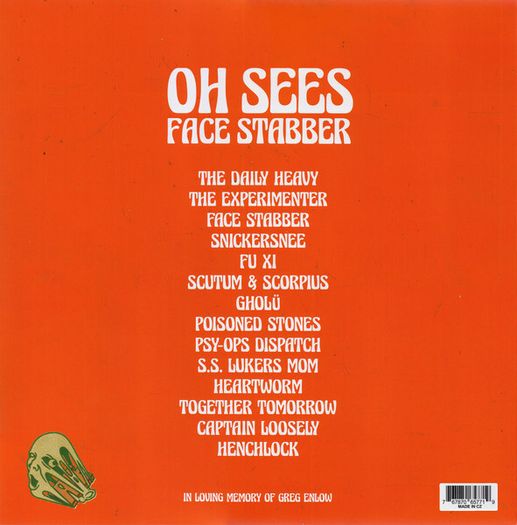 Oh Sees: Face Stabber 2 x Vinyl, LP, Album, Limited Edition, Clear With Red Blob [Blood In Your Eyeball]