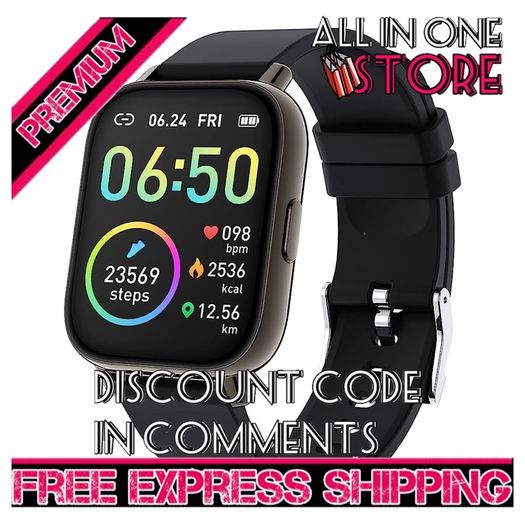SALE Smart Watch, Fitness Tracker 1.69" Touch Screen Fitness Watch with Heart Rate Sleep Monitor, Step Counter Smart Watch for Women Men Activity Trackers IP68 Waterproof Smartwatch for iOS Android (FREE SHIPPING)