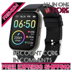 SALE Smart Watch, Fitness Tracker 1.69" Touch Screen Fitness Watch with Heart Rate Sleep Monitor, Step Counter Smart Watch for Women Men Activity Trackers IP68 Waterproof Smartwatch for iOS Android (FREE SHIPPING)