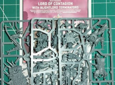 Warhammer 40k Death Guard Lord Felthius and the Tainted Cohort