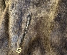 Guess hooded Fur Jacket
