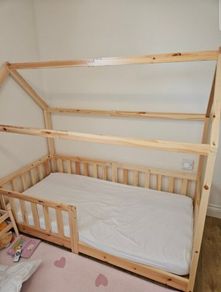 children's bed - floor bed and slatted frame