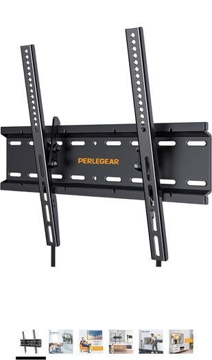 TV Wall Bracket for 26-60 inch TVs up to 52kg, Sturdy Tilt TV Bracket with VESA 75x75-400x400mm