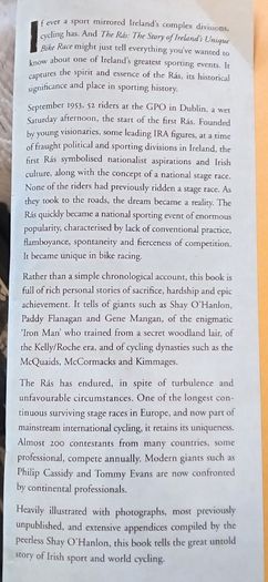 The Ras Ireland Cycling Race Book