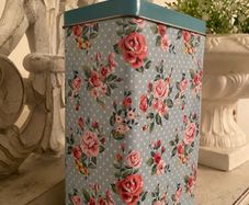 ShabbyChic Floral Storage with Beautiful Lid