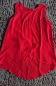Gerard Red Blouse Size 10