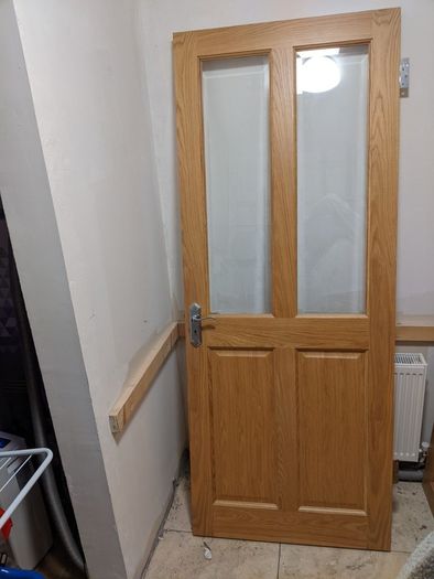 oak door 32 X 80 inches