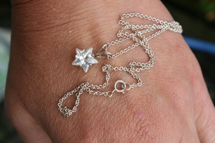 Vintage Sterling Silver Star of the North (chain length 16")