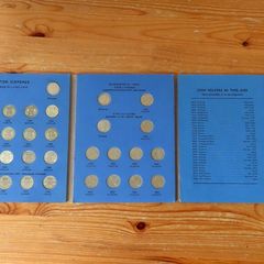 Great Britain Sixpence 1937 To 1967 [34 Coins Inc 10 x Silver Pre 47] Whitman Folder