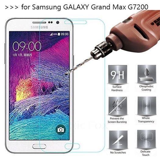 Samsung Galaxy Grand Max G7200 Tempered Glass Screen Protector