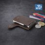 Genuine Leather Pop-Up Card Holder Wallet RFID Blocking Slim Credit Card Case Image 7