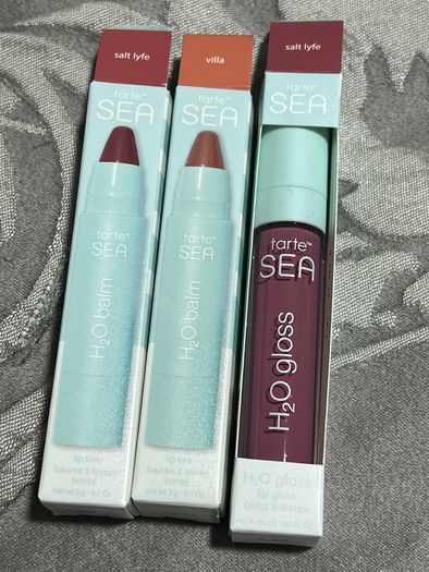 Tarte sea H2O lip tints and gloss BNIB