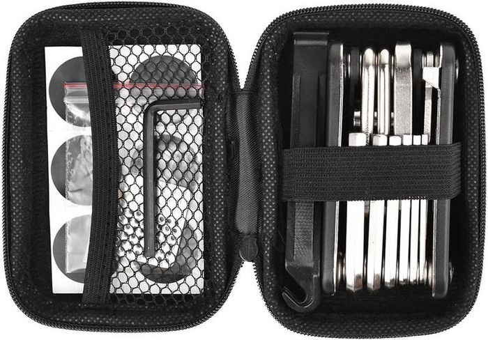 16 in 1 Multi-Function Bike Bicycle Repair Tool Kit Allen Wrench with Tire Pry Bars Rods