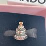 Pandora Two Tone Celebration Cake with 14k Gold Heart Image 2