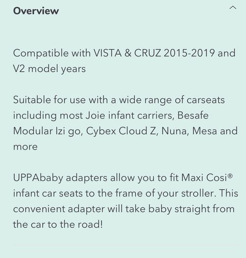 Uppababy Adapters
