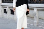 Stunning elegant like new black and white statement occasion dress 10 12