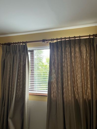 curtain pole and curtains free