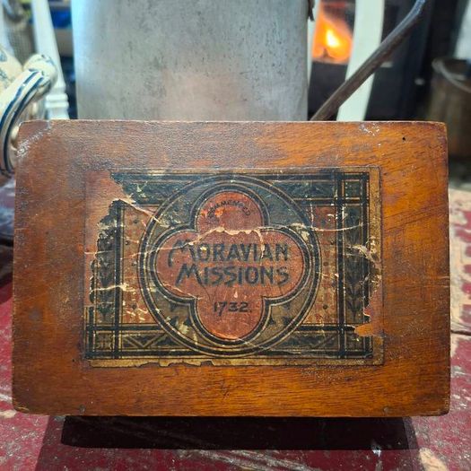 Antique Moravian Missions Collection Box