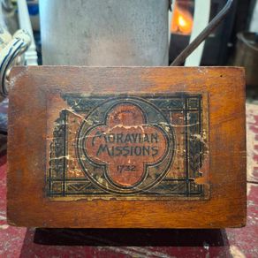 Antique Moravian Missions Collection Box