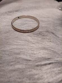 Silver and gold tone bracelet