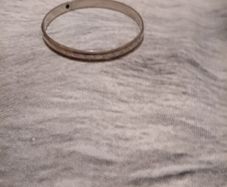 Silver and gold tone bracelet