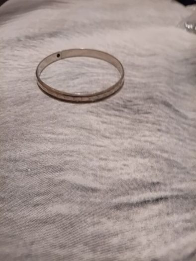 Silver and gold tone bracelet
