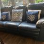 navy sofa recliner Image 3