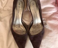 suede heels Anne Klein