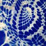 Signed.Cobolt Blue Fused Studio Glass Display Dish. Image 3