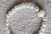 New - A Childs Pearl Effect Bracelet - #