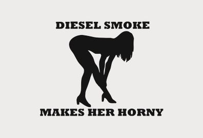 diesel smoke decal