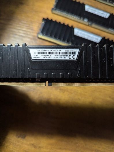 Corsair Vengeance LPX DDR4 4x8gb (32gb) 2400mhz Desktop Memory