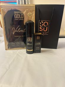 Dripping Gold Tanning Set
