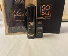 Dripping Gold Tanning Set
