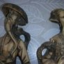 Pair of very large Chinese figures Asian/Oriental Antique Chinese Statues Image 5