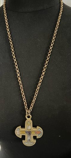 Canterbury cross necklace